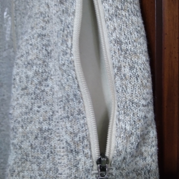 Patagonia Women’s Better Sweater 1/4 Zip Fleece Tan Gray Barefoot Sz  Medium - Picture 6 of 7